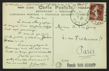carte postale FEMME DE THIERS PORTANT L'ARMILLE 4P620 Photo