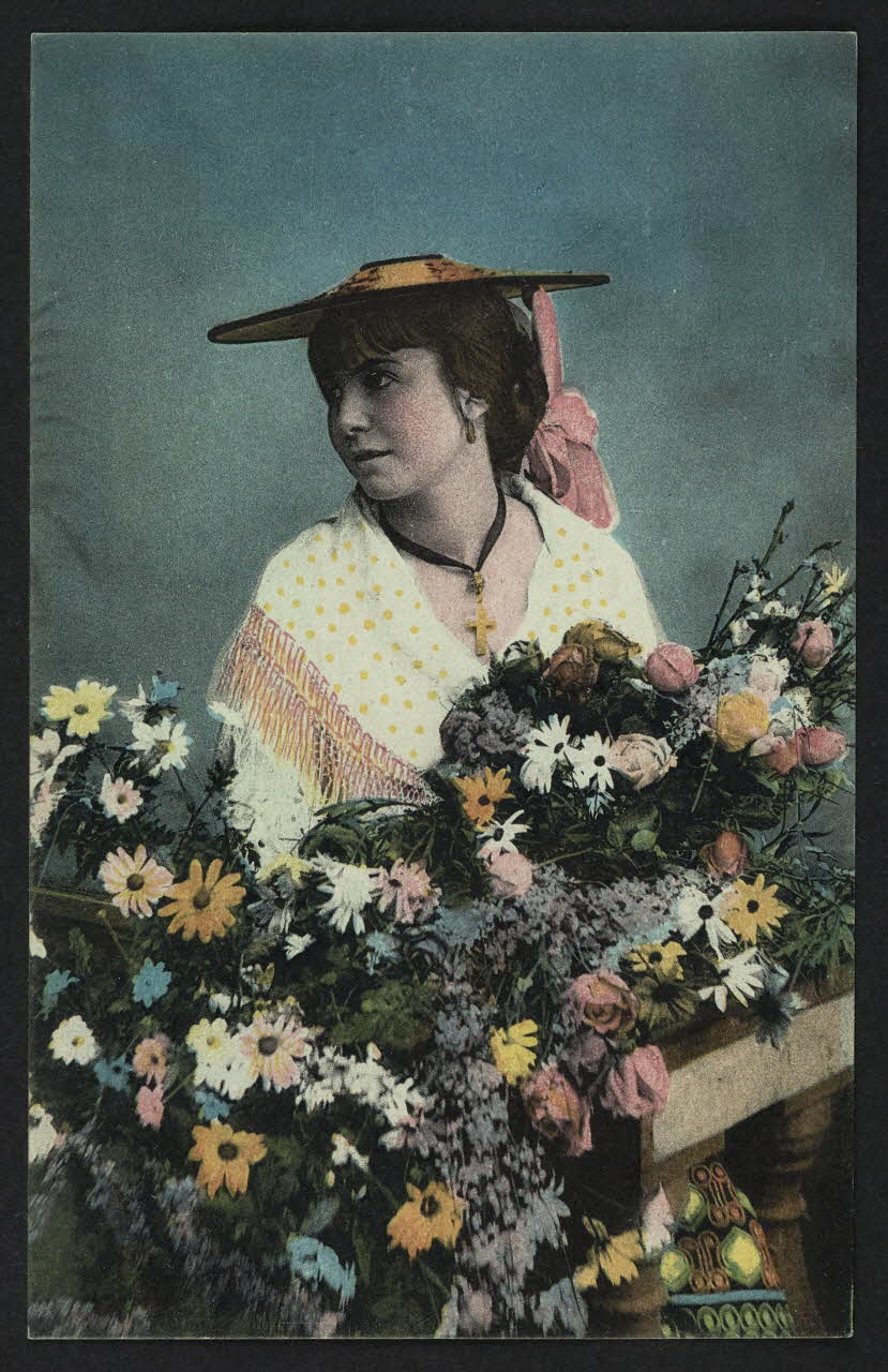 carte postale BOUQUETIERE DE LA COTE D'AZUR 4P621 Photo