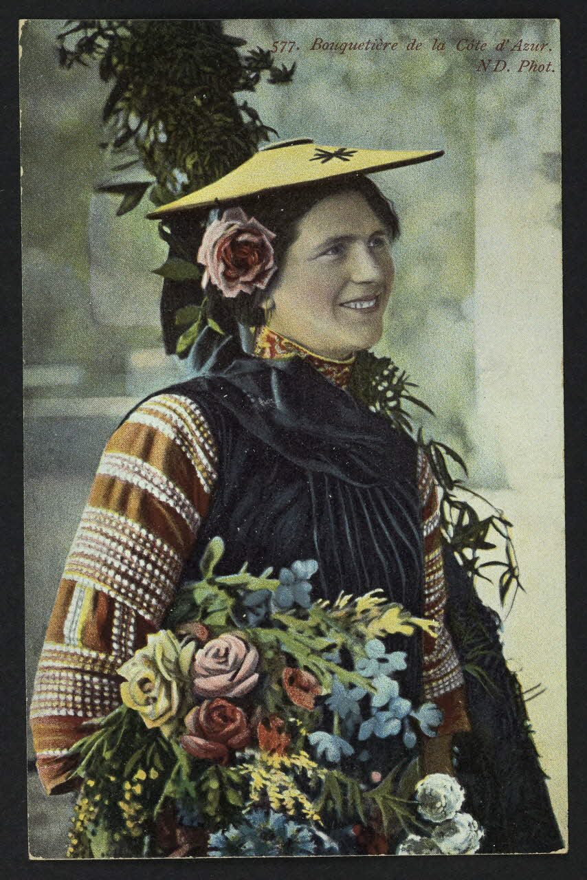 carte postale BOUQUETIERE DE LA COTE D'AZUR 4P622 Photo