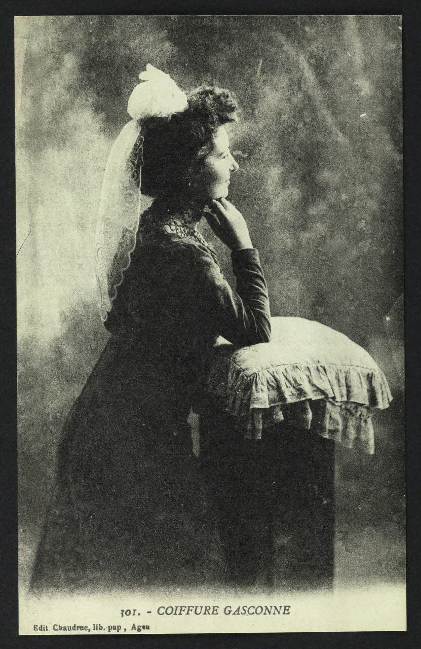 carte postale COIFFURE GASCONNE 4P624 Photo