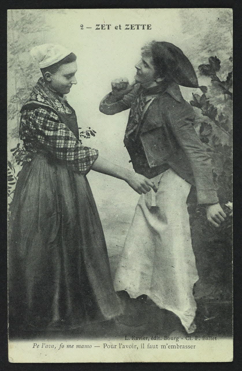 carte postale ZET ET ZETTE 4P631 Photo