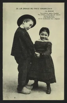 carte postale LA DANSE AU PAYS MARAICHIN, LA RONDE 4P643 Photo