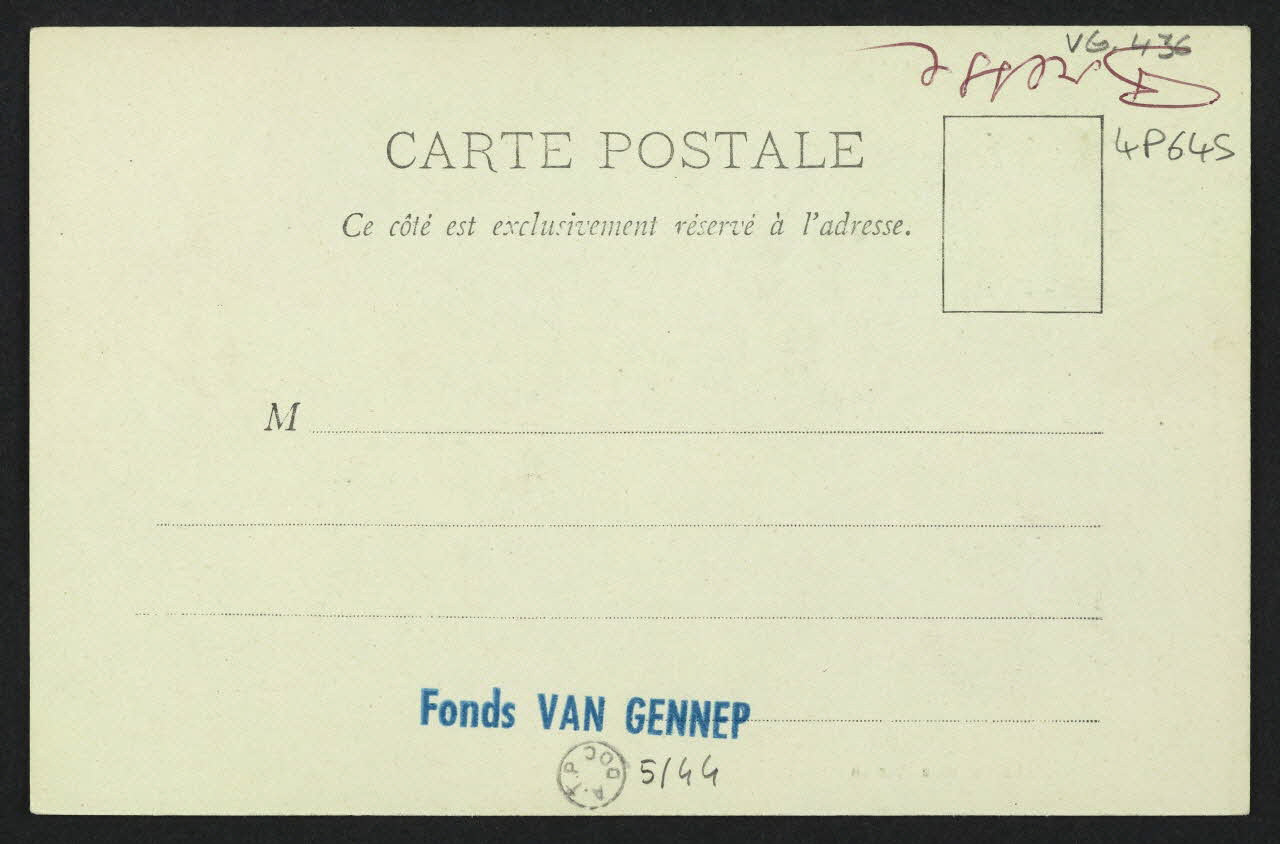 carte postale LE COSTUME BRESSAN 4P645 Photo