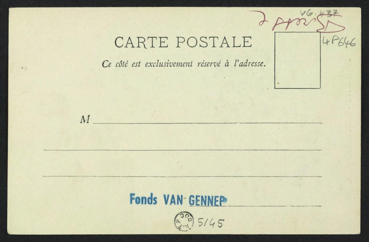 carte postale LE COSTUME BRESSAN 4P646 Photo