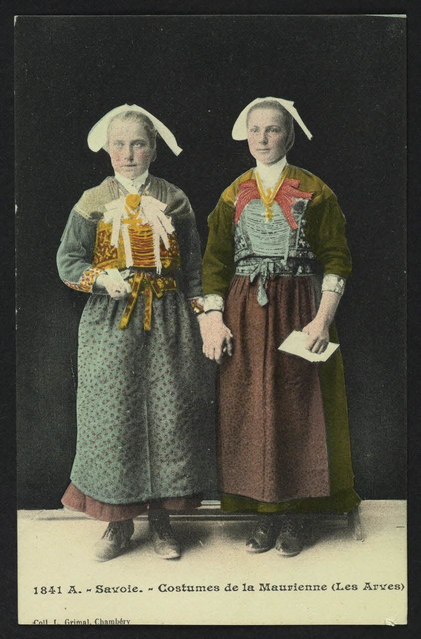carte postale SAVOIE, COSTUMES DE LA MAURIENNE 4P653 Photo