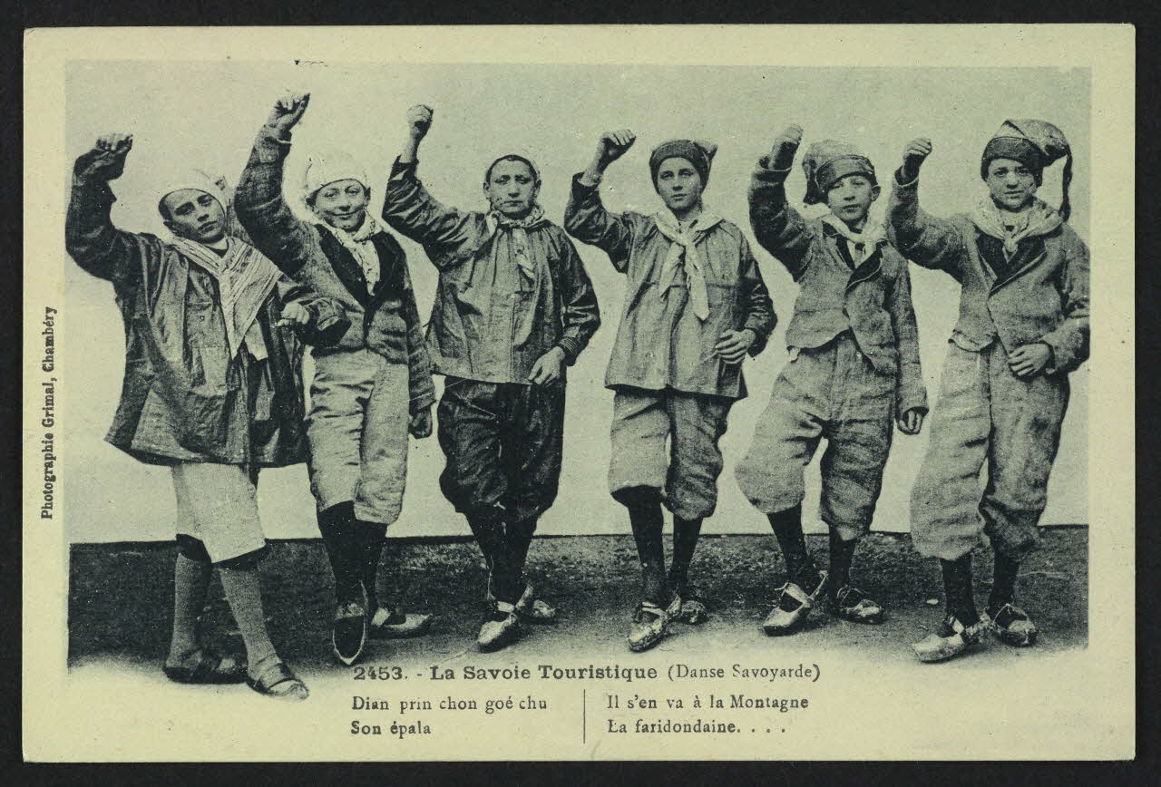 carte postale LA SAVOIE TOURISTIQUE (DANSE SAVOYARDE) 4P654 Photo