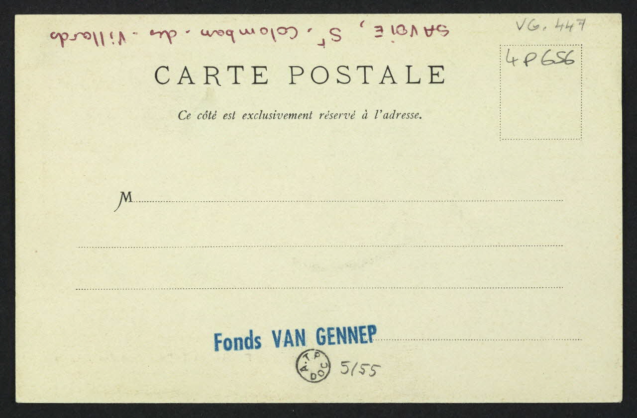 carte postale FILLETTES DE SAINT-COLOMBAN DES VILLARDS 4P656 Photo