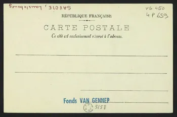 carte postale COSTUME DE LANSLEBOURG-THERMIGNON (SAVOIE) 4P659 Photo