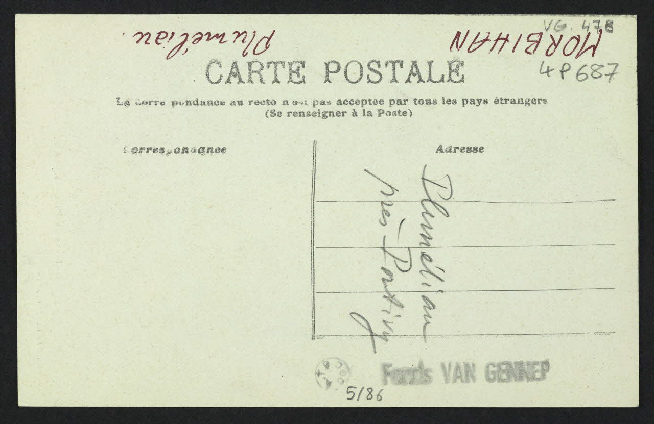 carte postale ENFANTS DE PLUMELIAU 4P687 Photo