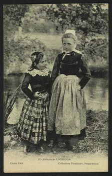 carte postale ENFANTS DE LOCRONAN 4P692 Photo