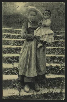 carte postale LACRONAN, COSTUME DE JEUNE FILLE 4P693 Photo