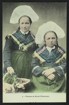 carte postale COSTUMES DE SAVOIE, VALMEINIER 4P707  Photo