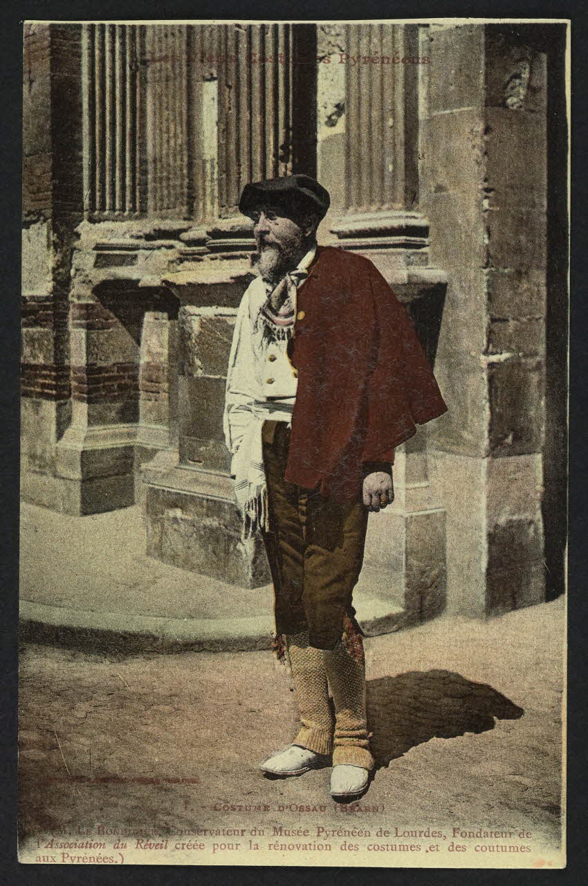 carte postale COSTUME D'OSSAU (BEARN), M. LE BONDIDIER, CONSERVATE. 4P715 Photo