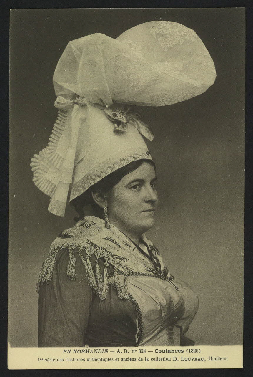 carte postale COUTANCES (1825), COLLECTION D. LOUVEAU, HONFLEUR 4P723 Photo