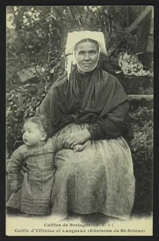 carte postale COIFFE D'YFFINIAC ET LANGUEUX (ENVIRONS DE SAINT-BRIE 4P727  Photo