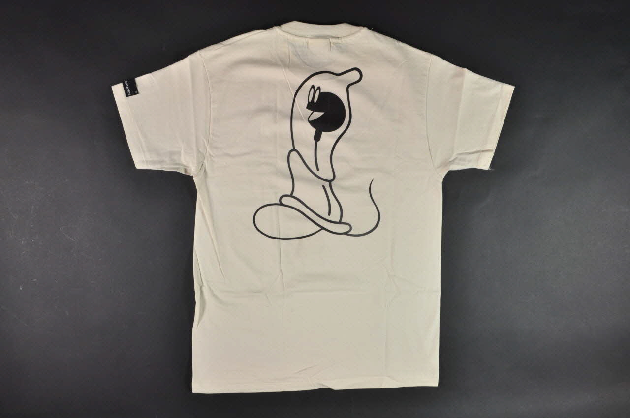 T-shirt T-shirt "préservatif enfermant un spermatozoïde" 2002.113.12 Photo Mucem