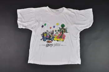 Lesbian & Gay Pride Ile-de-France et collectif associatif T shirt T-shirt "Gay pride 1994" Île-de-France, France 1994 2002.113.15 Photo Mucem