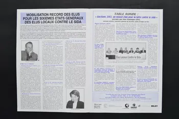 Elus Locaux Contre le Sida (ELCS) lettre La lettre des Elus locaux contre le sida, ELCS Infos, n°8  mars 2002 France 2002/3 2002.114.11 Photo Mucem