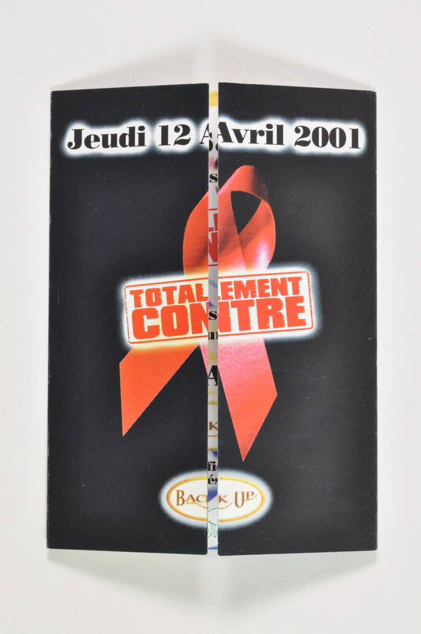 Association Dessine-Moi Un Mouton carte d'invitation Carte d'invitation "Totalement contre" France 2001/4/12 2002.115.14 Photo Mucem