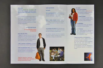 Association Dessine-Moi Un Mouton Dépliant "Tague le mouton" / "Un programme pilote pour les adolescents confrontés au VIH/ sida : Accueillir. Ecouter. Orienter. Soutenir." France 2000/6 2002.115.18.1-2 Photo Mucem