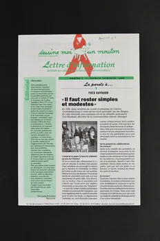 Association Dessine-Moi Un Mouton Lettre d'information Lettre d'information n°7 de Dessine-moi un mouton France 1999 2002.115.27  Photo Mucem