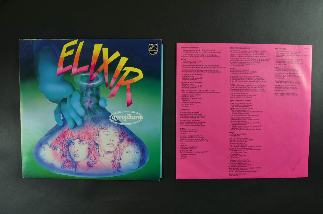 Elixir ; Philips disque 33 tours Gyrophare France 1981 2001.69.16.109.1-3 Photo Mucem
