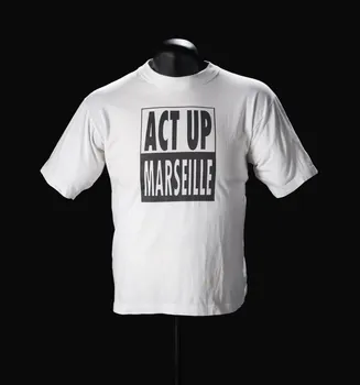 Act Up-Marseille tee-shirt Act Up-Marseille Ile-de-France, France 1989-2013 2018.75.210 Photo Mucem / Marianne Kuhn
