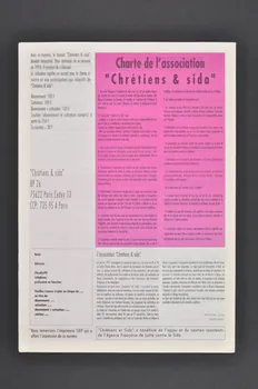 Chrétiens et Sida journal Chrétiens & sida. Numéro 4 : Poèmes // Les prophètes de l’amour France 1994/3 2002.120.12.1-2  Photo Mucem