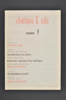 Chrétiens et Sida journal Chrétiens & sida. Numéro 9 : Une parole claire / / Parole et prévention // Afrique : un mal indicible. France 1995/6 2002.120.17.1-2 Photo Mucem