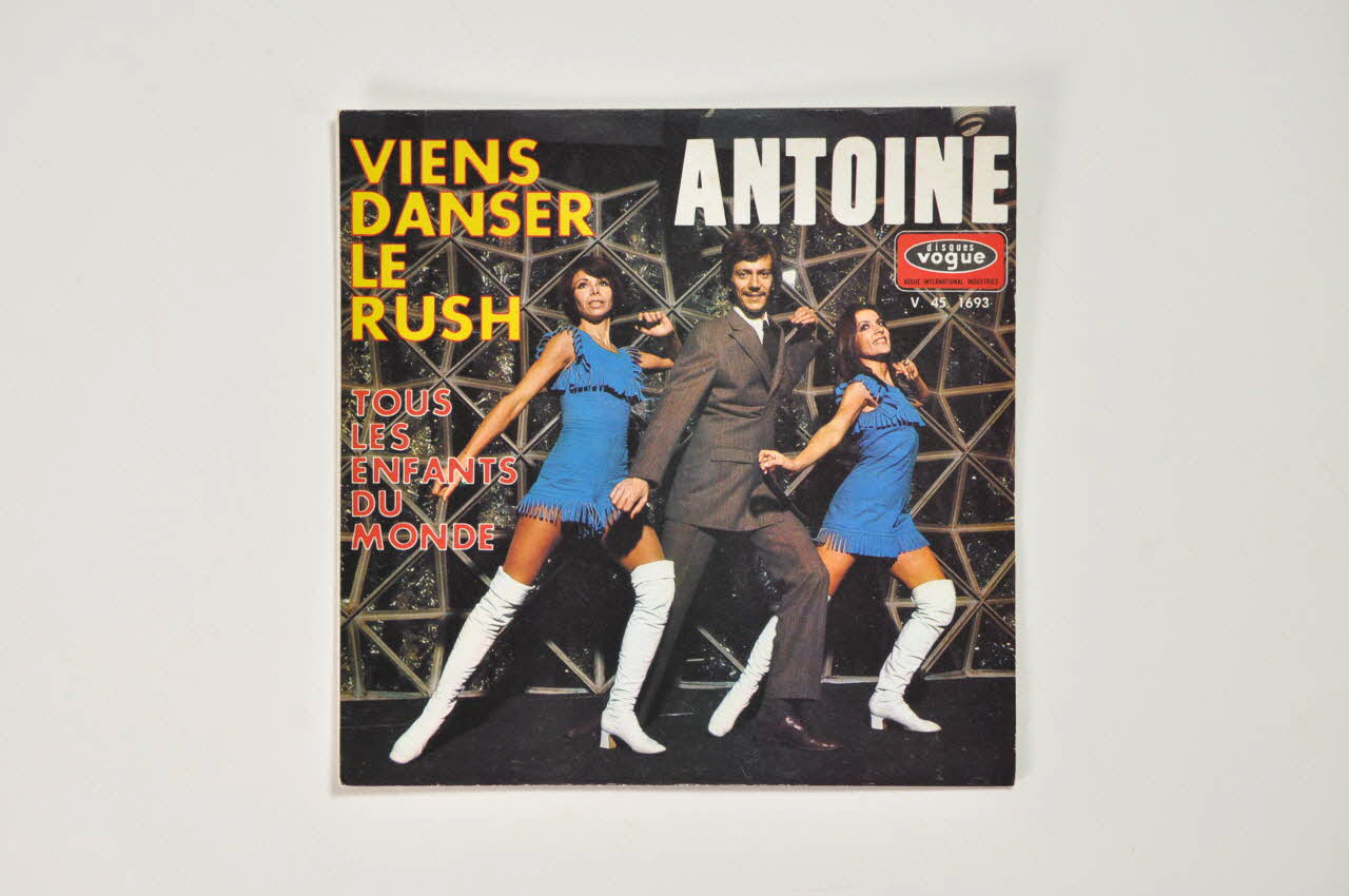 Antoine ; Disques Vogue pochette de disque Tous les enfants du monde France 1969 2001.69.16.1132 Photo Mucem