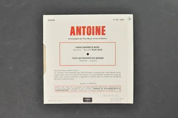 Antoine ; Disques Vogue pochette de disque Tous les enfants du monde France 1969 2001.69.16.1132 Photo Mucem
