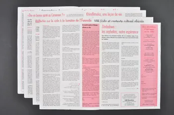 Chrétiens et Sida journal Chrétiens & sida. Supplément Afrique numéro 4 France 1999/6 2002.120.36.1-4 Photo Mucem