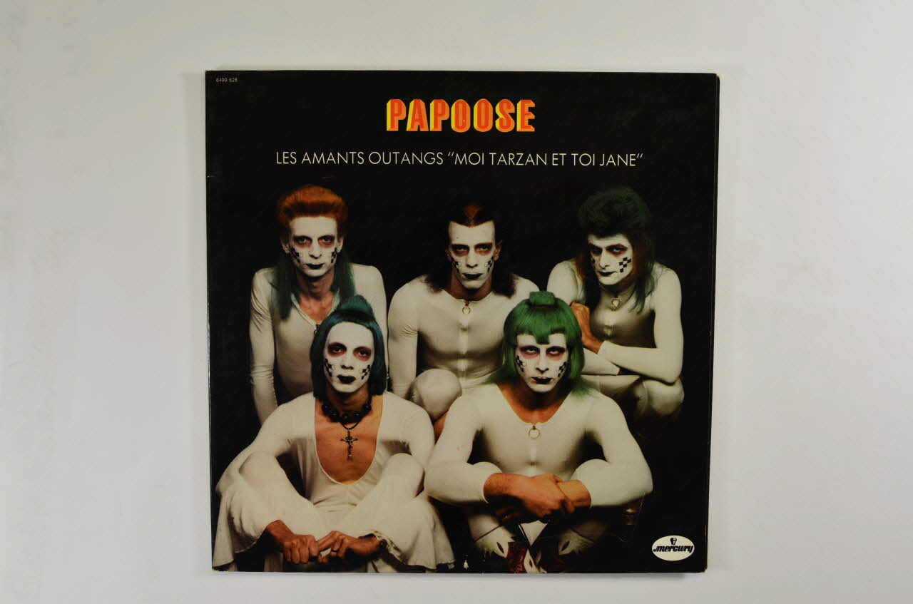 disque 33 tours Papoose / Les amants outangs "moi Tarzan et toi Jane" 2001.69.16.114.1-2 Photo Mucem
