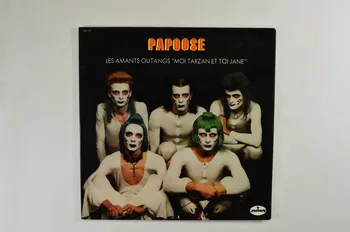 disque 33 tours Papoose / Les amants outangs "moi Tarzan et toi Jane" 2001.69.16.114.1-2  Photo Mucem