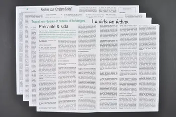 Chrétiens et Sida journal 2002.120.41.1 France 2000/7 2002.120.41.1-4 Photo Mucem