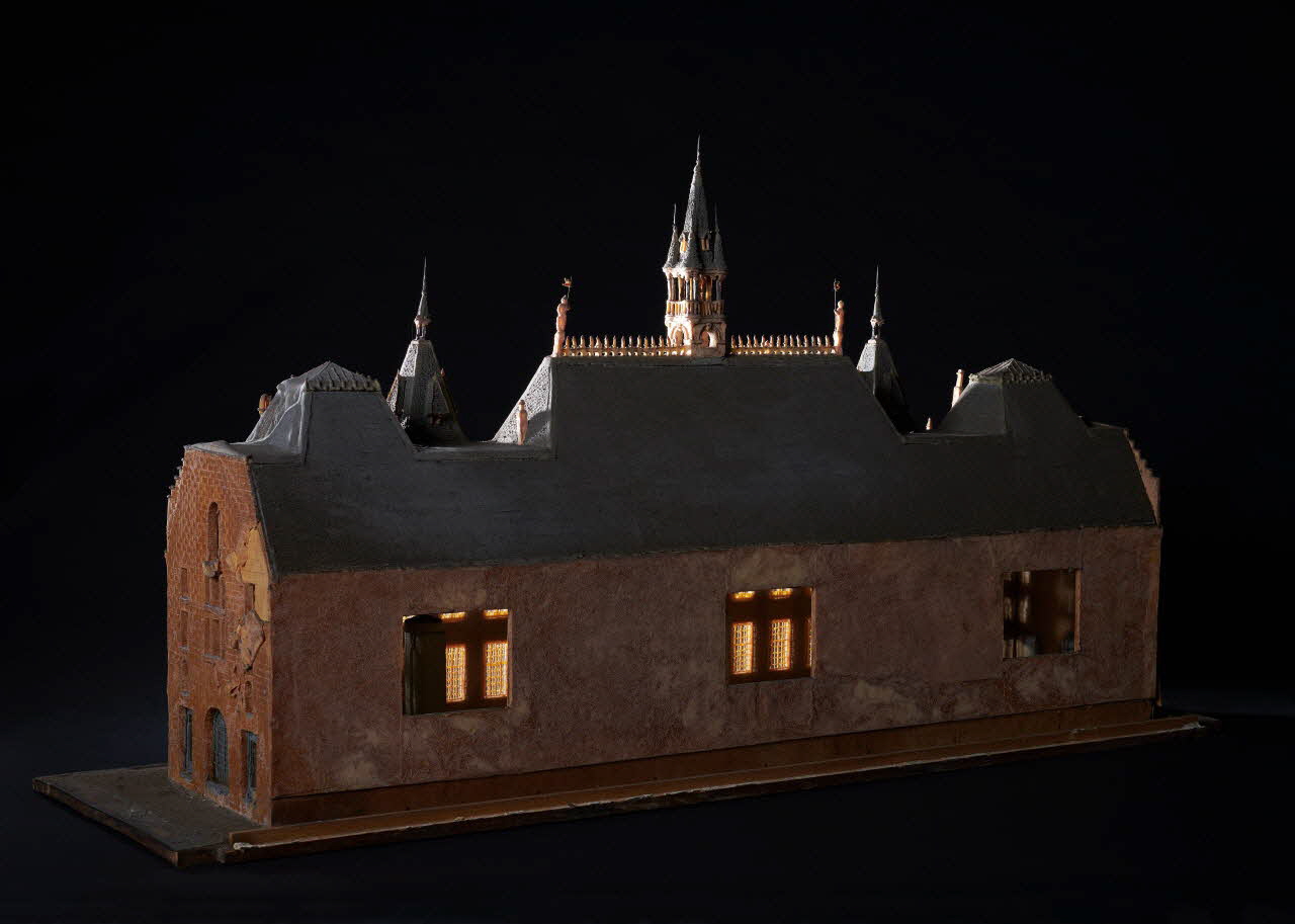 Ch Fauquinon chef-d'oeuvre de charcutier hôtel de ville de Mézières Champagne-Ardenne, France 1931 1972.135.1 Photo Mucem / Marianne Kuhn