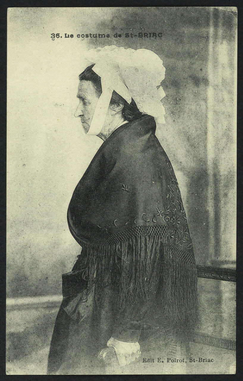 carte postale LE COSTUME DE SAINT-BRIAC 4P788 Photo