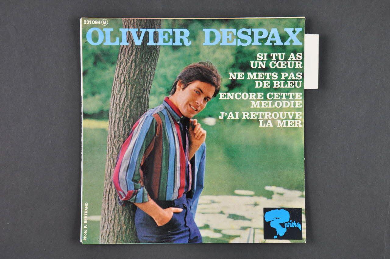 pochette de disque J'ai retrouvé la mer 2001.69.16.1157 Photo Mucem