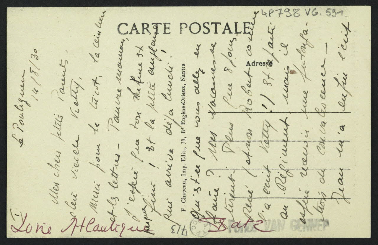 carte postale BATZ, PALUDIERS EN COSTUME DE FETE 4P798 Photo
