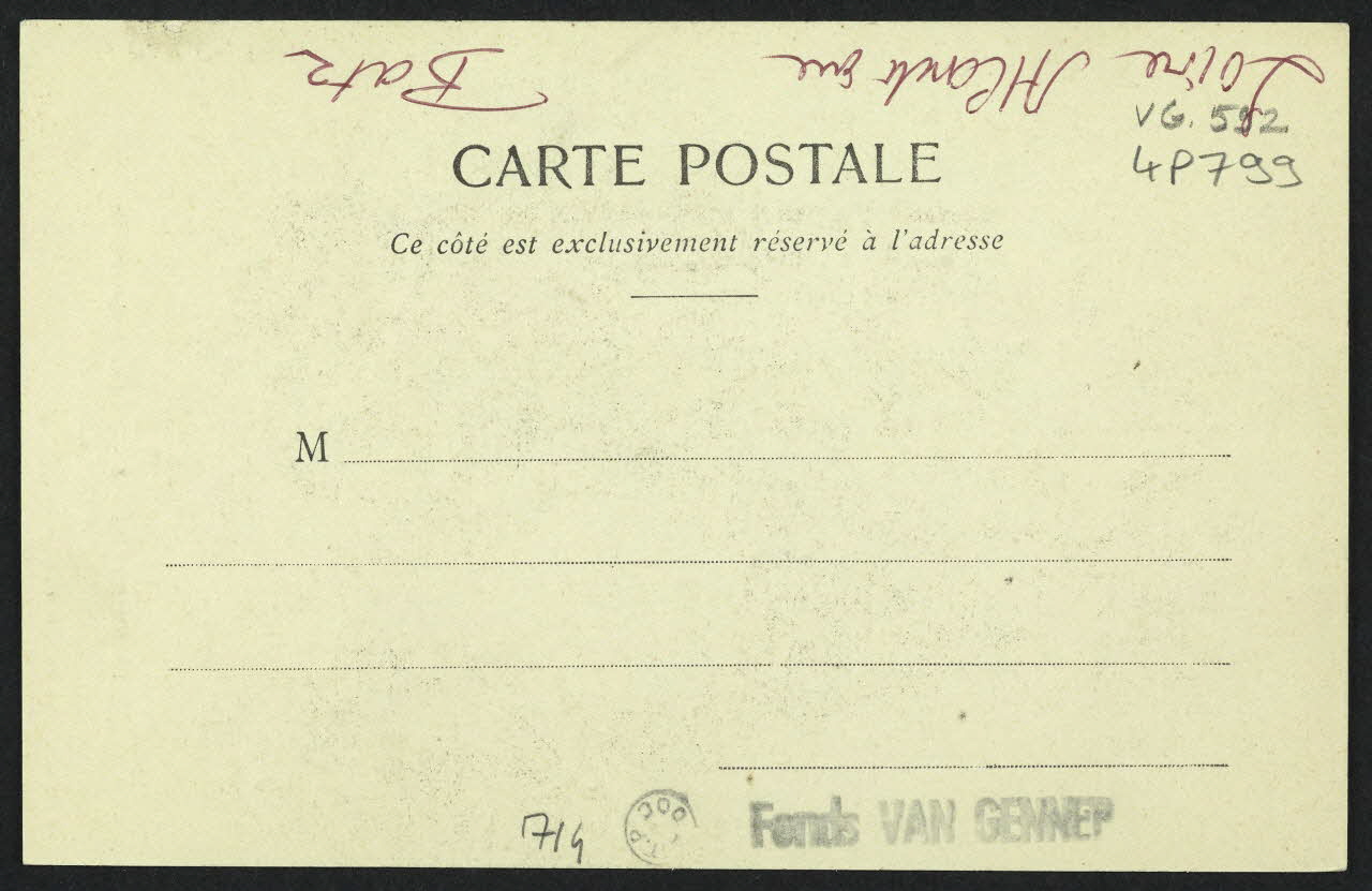 carte postale LE BOURG DE BATZ, COSTUME DES JOURS DE FETE, AMOURE. 4P799 Photo