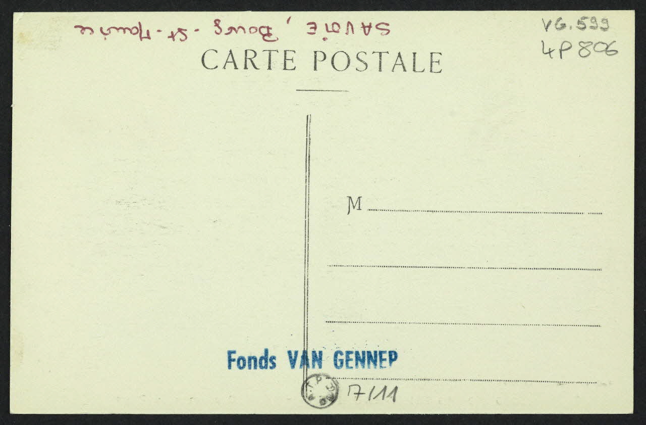 carte postale BOURG-SAINT-MAURICE (SAVOIE)COSTUME DU PAYS 4P806 Photo