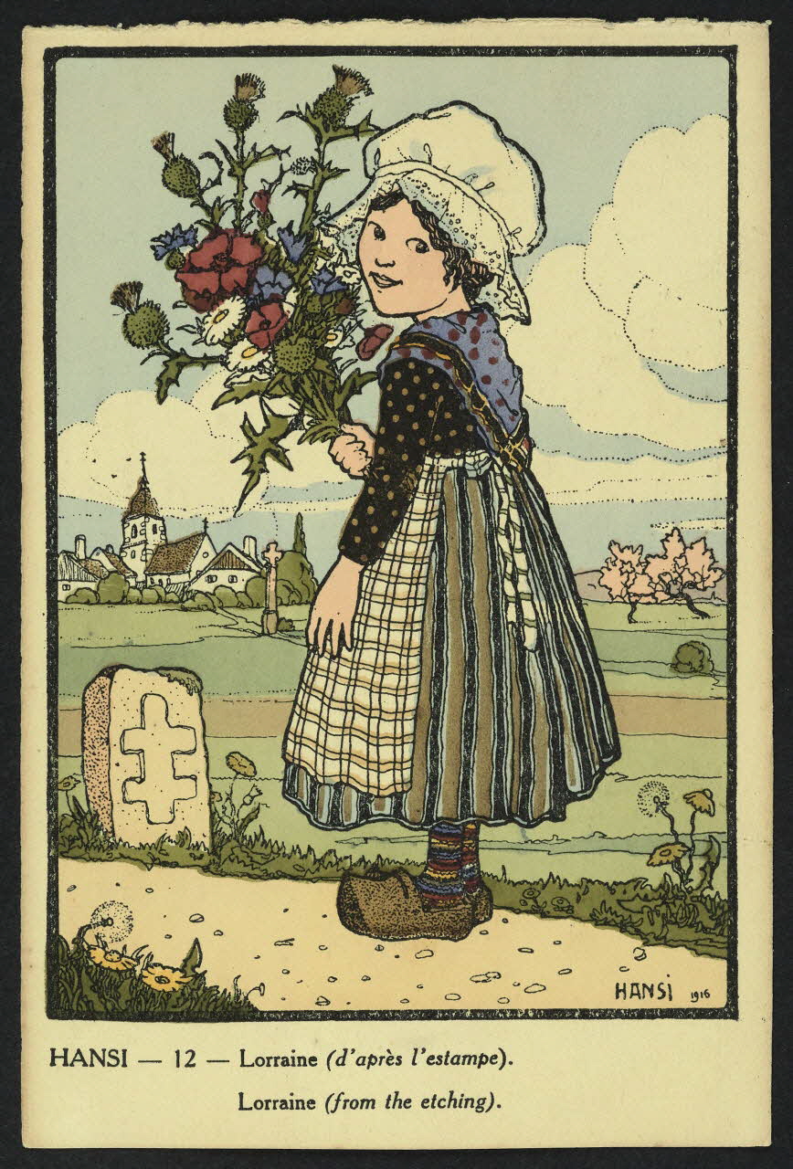 carte postale HANSI, LORRAINE (D'APRES L'ESTAMPE) 4P820 Photo