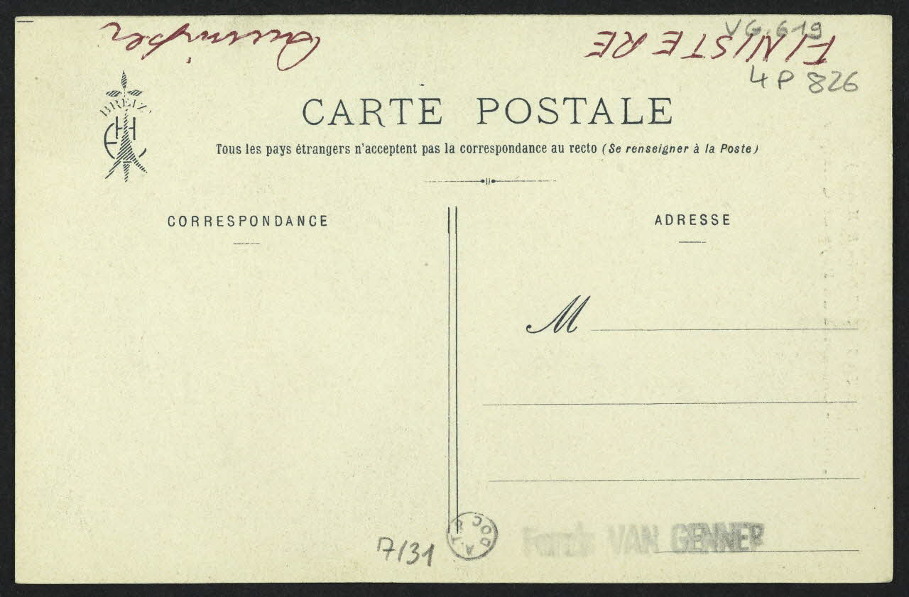 carte postale COSTUMES DU PAYS DE QUIMPER 4P826 Photo