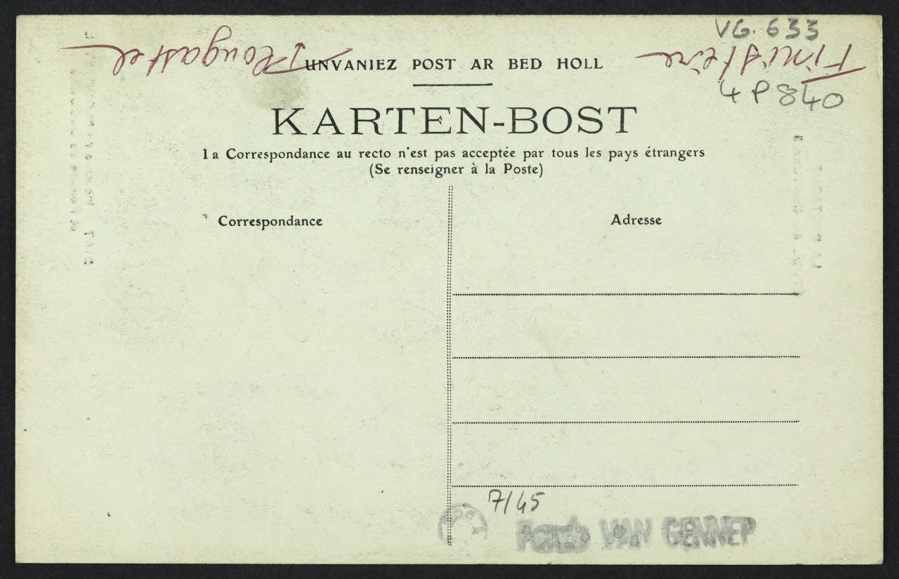 carte postale HOMME DE PLOUGASTEL ET FEMME DE DAOULAS 4P840 Photo