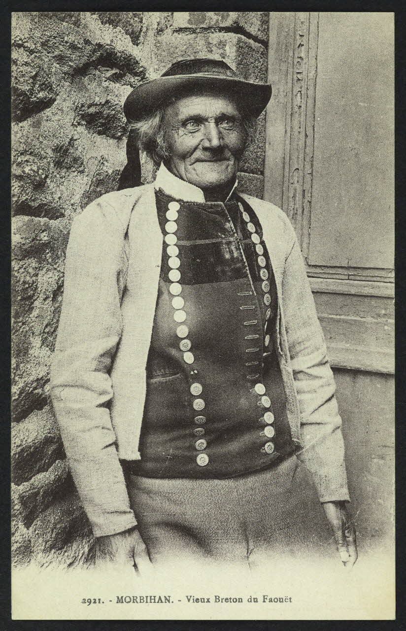 carte postale MORBIHAN, VIEUX BRETON DU FAOUET 4P861 Photo