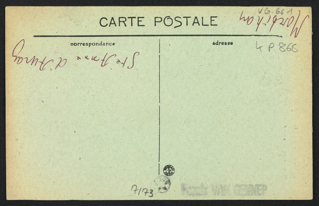 carte postale JEUNE FILLE DE STE-ANNE-D'AURAY 4P868  Photo