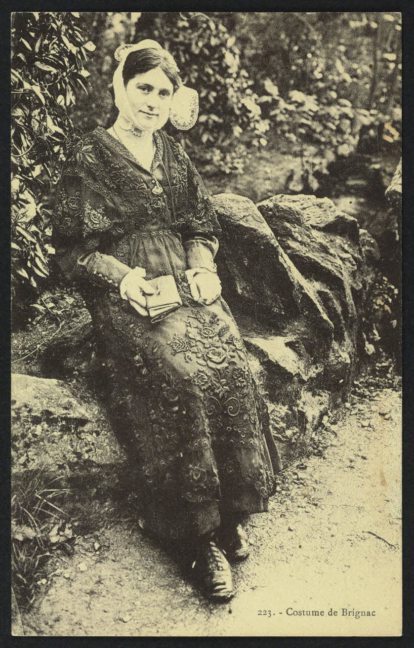 carte postale COSTUME DE BRIGNAC 4P873 Photo