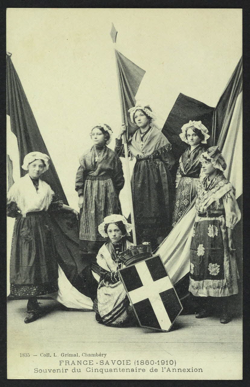 carte postale SAVOIE (1860-1910)SOUVENIR DU CINQUANTENAIRE DE L' 4P876 Photo
