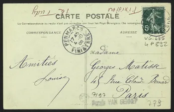 carte postale ILE TUDY, UNE ELEGANTE 4P892 Photo