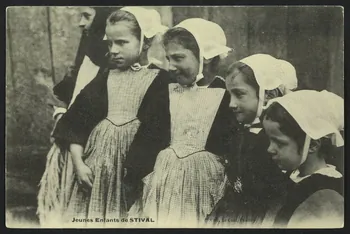 carte postale JEUNES ENFANTS DE STIVAL 4P900  Photo